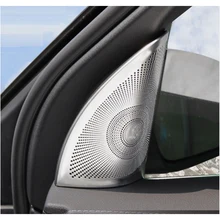 Алюминиевый сплав хромированный дверной динамик Накладка для Mercedes Benz GL Class ML W164 350 2013 аксессуары для стайлинга автомобилей