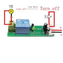 Реле таймера с задержкой выключения 12 В постоянного тока выключатель с таймером реле управления 10S 30S 1 мин 5 мин 10 мин 30 мин переключатель задержки выключения