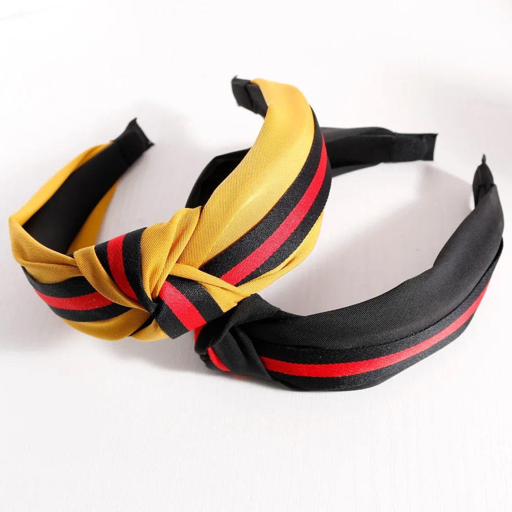 

2019 Wide Side Classic Hair Accessories Turban For Women Girls Warm Cloth Hairband High Elastic Hair Band Wholesale