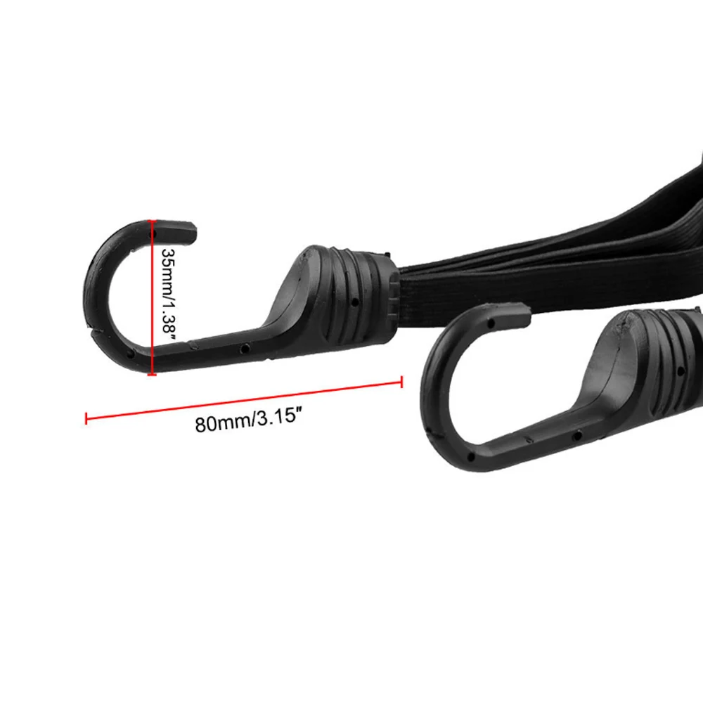 2 крючка 60 см мотоциклетный черный шлем багаж амортизирующий трос бандажная лента эластичный ремень сетевой кабель стяжки