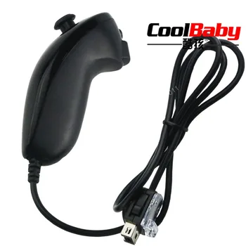 

10pcs/lot New Multi Color Nunchuck Game Controller remote Game Handle for Nintend Wii gamepads