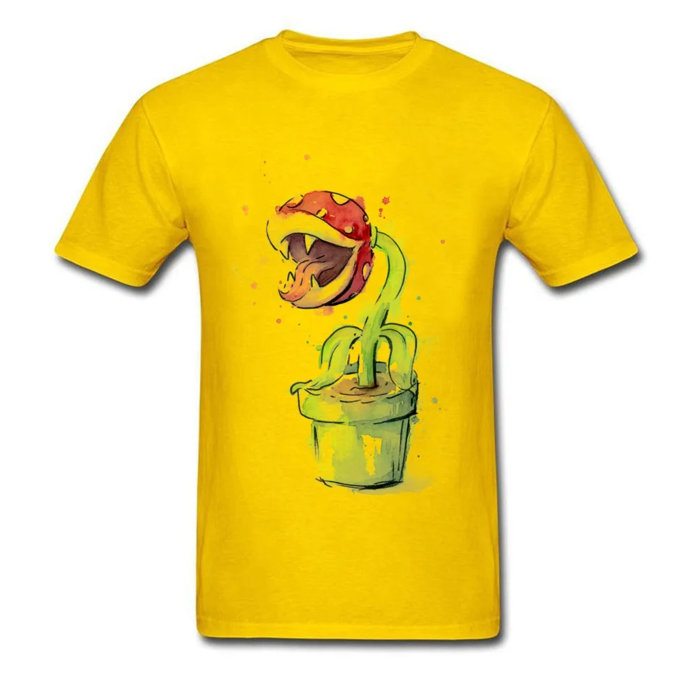 Piranha Plant Watercolor_yellow