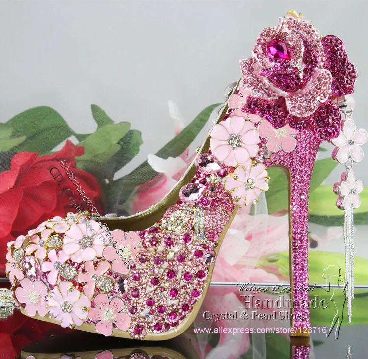 dark pink shoes for wedding