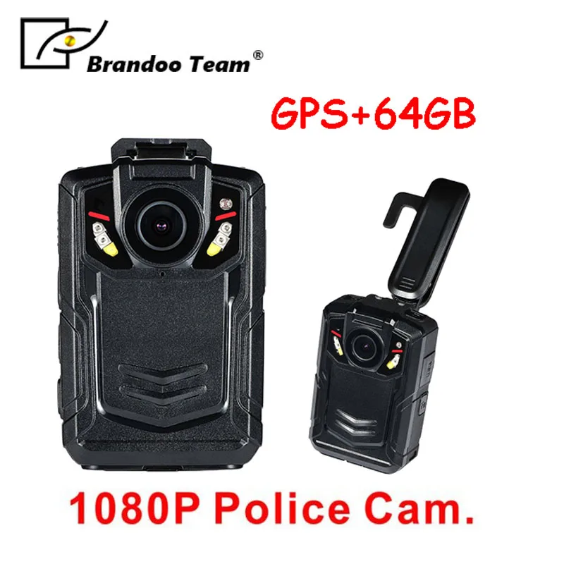 

GPS Portable Body Camera, Wireless Wearable Camera with 64GB internal memory, Person Worn Camera, Portable HD Body Camera