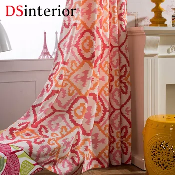 

DSinterior polyester cotton fashion curtain for living room