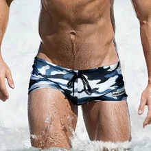 AUSTINBEM мужские плавки для мальчиков одежда для плавания купальный костюм Камуфляжный принт быстросохнущие летние пляжные шорты для серфинга