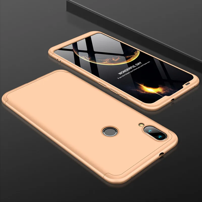 

CCDZ Luxury 3 in 1 Full Body Protection 360 Degree Hard PC Cover For Xiaomi Mi Play Case Matte Plastic Back Coque Phone Case