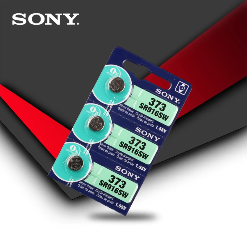 3 шт. sony 373 SR916SW 916 SR916 часы батарея SR916SW 373 Кнопка монетница Сделано в Японии