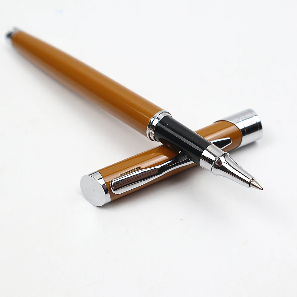 Высококачественная металлическая перьевая ручка Iraurita, обтекаемая Серебряная ручка с зажимом, роскошная чернильная ручка 0,5 мм, деловая ручка, офисные школьные принадлежности