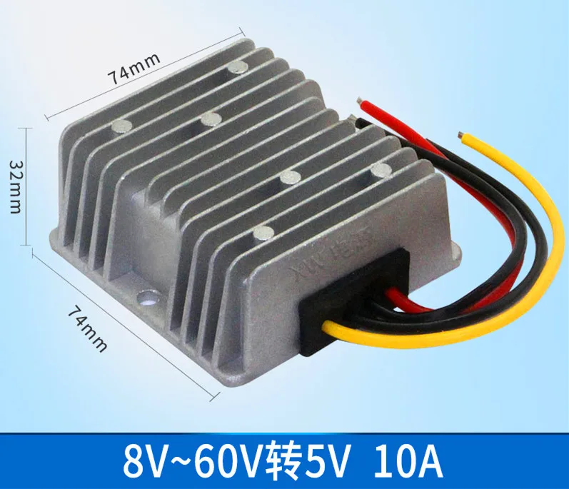 8-60 V 5 V 10A понижающий преобразователь напряжения постоянного тока, 12 В, 24 В, 36 В, 48 V 5 V/10A/50 Вт dbuck модуль Питание