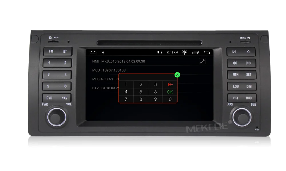 Clearance MEKEDE Android 8.11024X600 QuadCore 1Din 7inch Car DVD for BMW E39 E53 X5 Car dvd gps DAB E39 E53 X5 with WIFI Navi CAN-BUS 10
