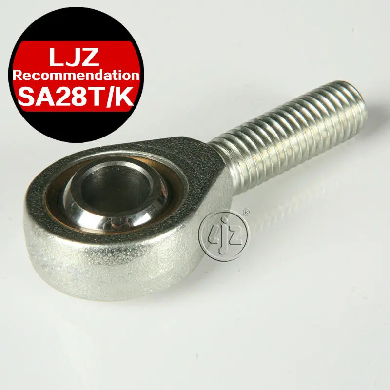 Mantenance free rod ends Bearings M27*2 Right and Left hand thread 28mm bore 1 Pieces/lotrod