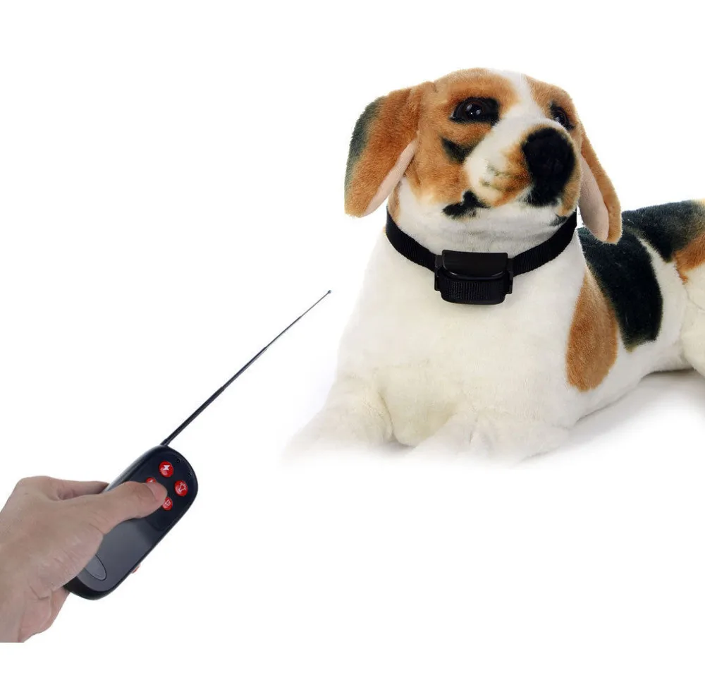 4 в 1 удаленное устройство для дрессировки собак Электрический ударный вибрирующий ошейник для собак среднего/большого размера