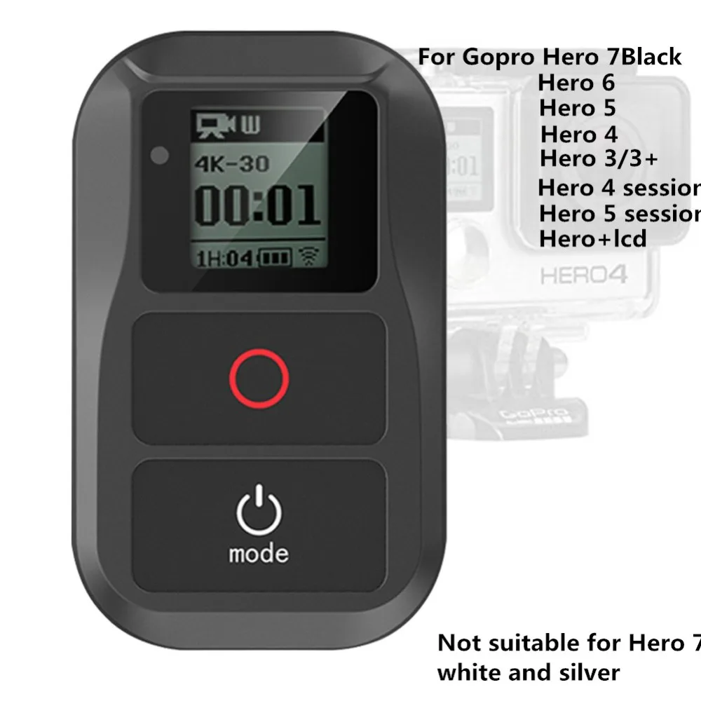 Плавучий стержень-удлинитель Удлиняющая селфи палка+ Съемный зажим+ камера Wifi Пульт дистанционного управления+ мини-сумка для Gopro Hero6 5 4 3+ Hero7 черный