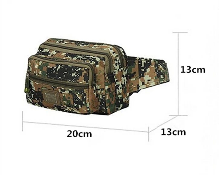 Многофункциональная камуфляжная поясная сумка высокого качества, износостойкая нейлоновая сумка, Военная Мужская нагрудная сумка, сумка для путешествий