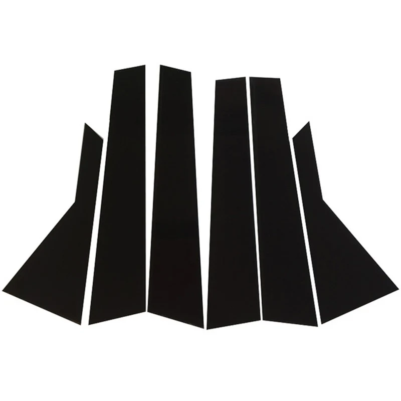 Черный цвет автомобиля BC колонна столб украшения крышка отделка стикер для hyundai Kona Encino