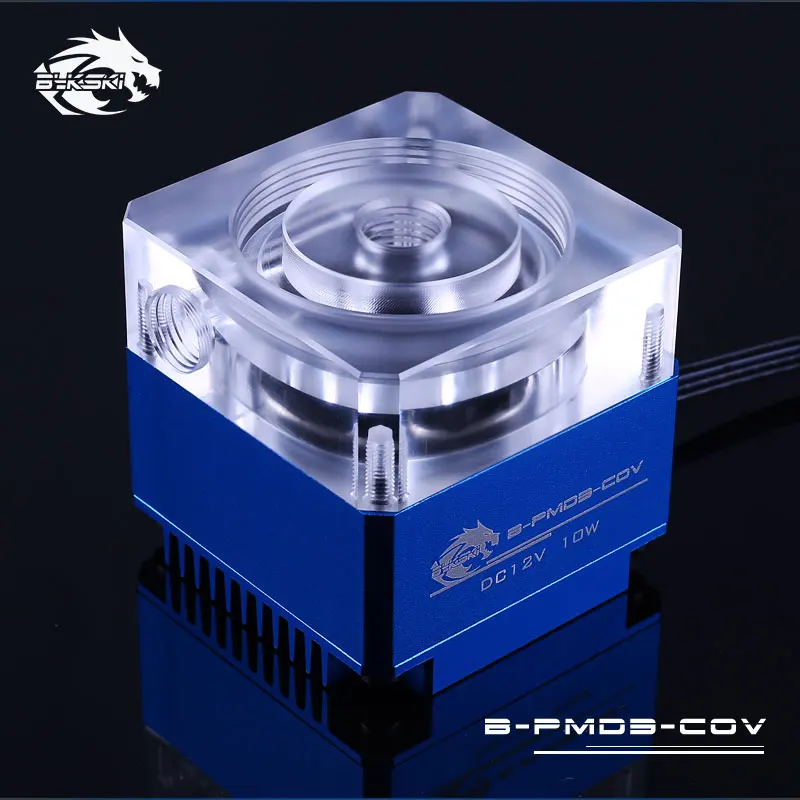 

Bykski B-PMD3-COV 5v RGB Water Cooling Pump with Heatsink 600L DDC Blue