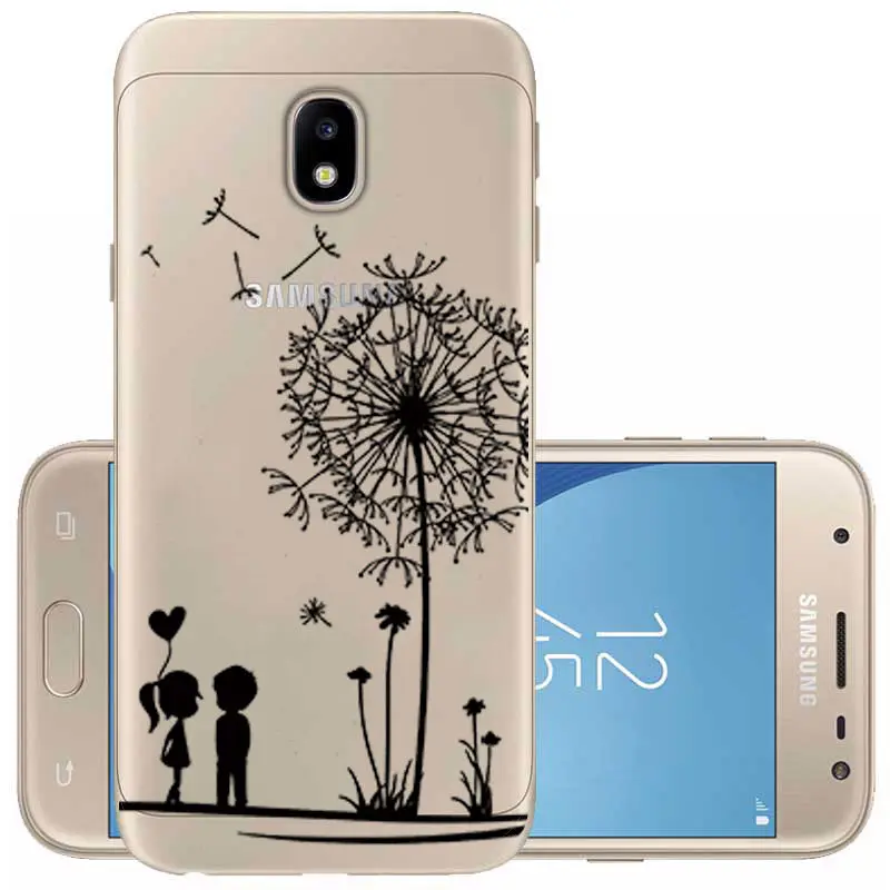 Arvin Soft TPU FOR Samsung Galaxy J7 2017 Smart Back Protective Phone Cover FOR Samsung J330 J4 J5 Clear Painted case FOR J6 J8 (6)