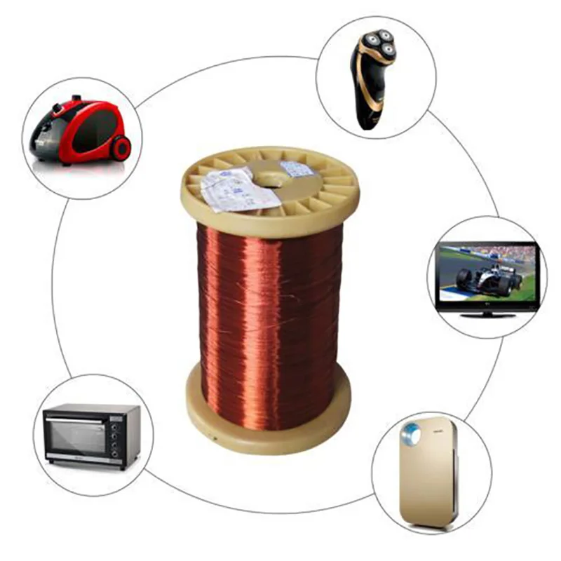 0.13mm 0.19mm 0.25mm 0.35mm 0.51mm 1mm 1.25mm Cable Copper Wire Magnet Wire Enameled Copper Winding Wire Coil Copper Wire