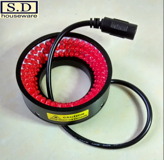 

Machine Vision LED Ring Light Source 40mm Aperture Red Light Adjustable Brightness Industrial Light Industrial Inspection