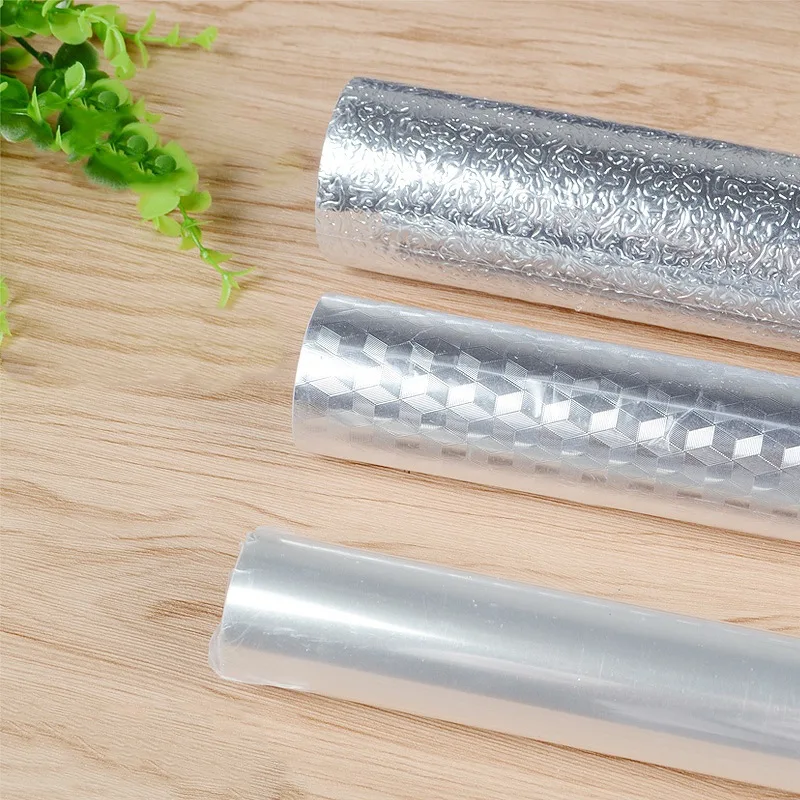 

Kitchen Aluminum Foil Oilproof Waterproof Self-Adhesive Removable Wall Sticker for Cabinet Countertop Stove Refrigerators