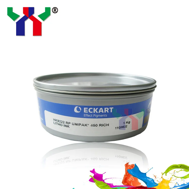 High quality 9222 Rich Gold Germany Eckart Offset Printing Litho Ink 1kg/can hotsale fine in workmanship | Компьютеры и офис