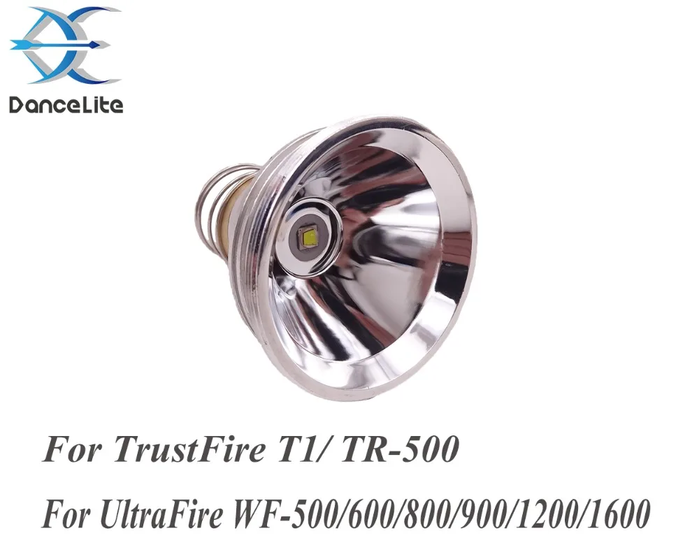 1 шт. 8,4 в 1600 люмен XML2 U3 XM-L2 Светодиодный модуль для TrustFire TR-T1/T1/TR-500/WF-500 фонарь(2x18650