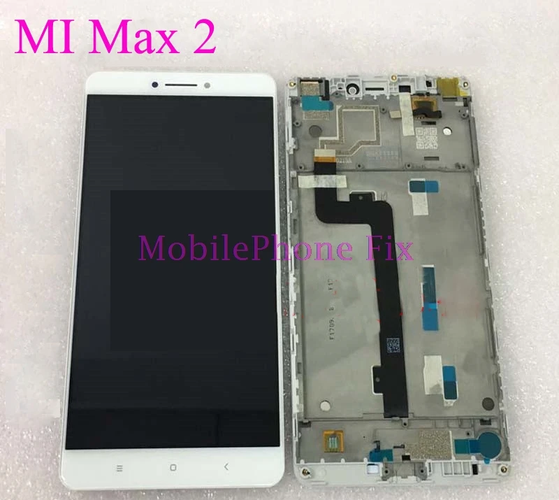 

Tested LCD Display + Touch Screen Digitizer + Front Frame Assembly For Xiaomi Max 2 Mi Max2 6.44'' 1920x1080 Replacement Parts