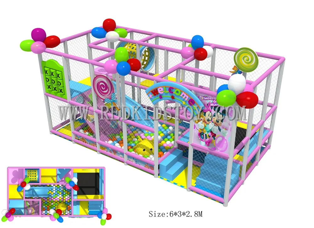 Nursery Children Indoor Playground Super Quality Kindergarten Indoor Soft Playground 150813Bin