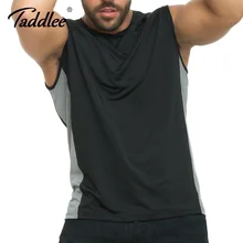 Бренд Taddlee, мужские спортивные футболки без рукавов, майка для мужчин, майка для бега, для спортивного зала, фитнеса, бодибилдинга, мужские футболки, спортивные футболки