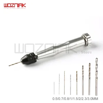 

Wozniak DIY manual Drilling Machine Universal Manual Hand Twist Drill Hand Kneading Drills Tool Combination Set
