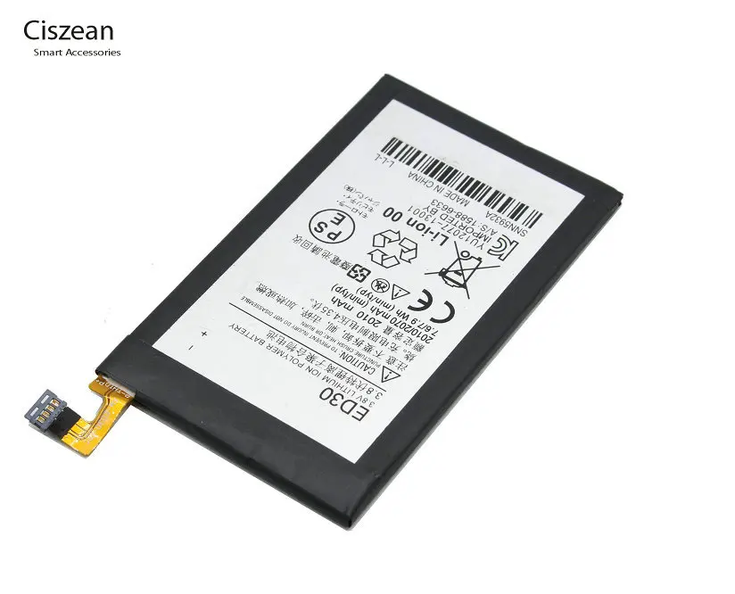 5 шт./лот 2010 мАч ED30 / ED 30 Сменный аккумулятор для сотового телефона Motorola Moto G G2 XT1028