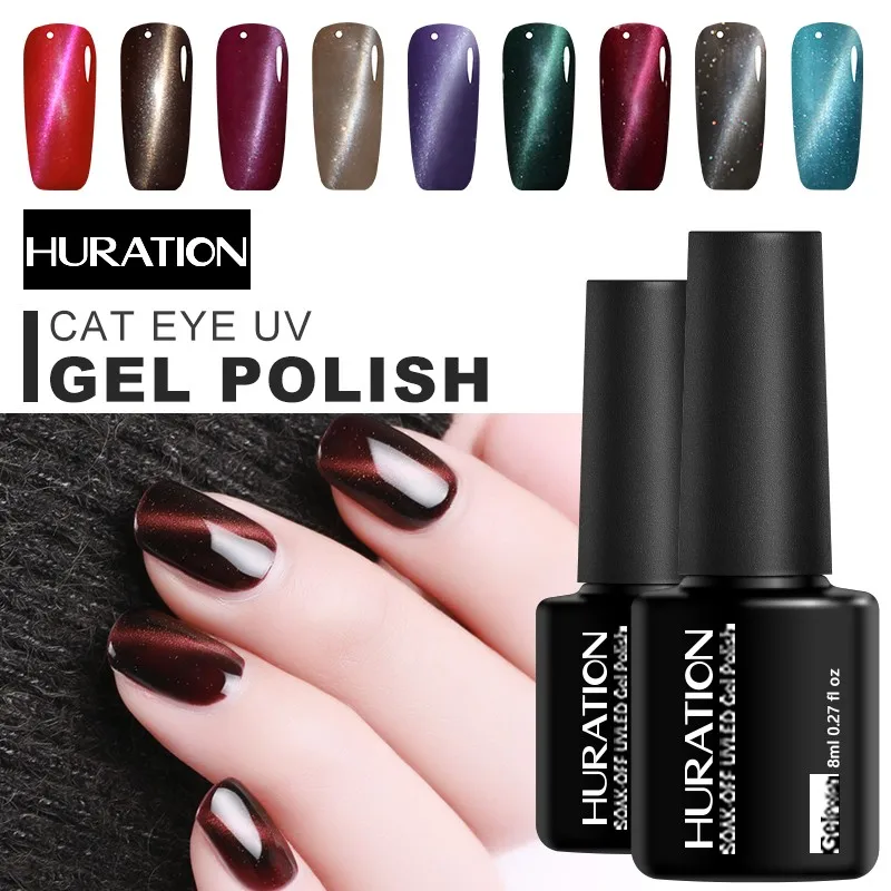 Huration 8ml Effect Gel Polish Magic 3D Cat Eye Color