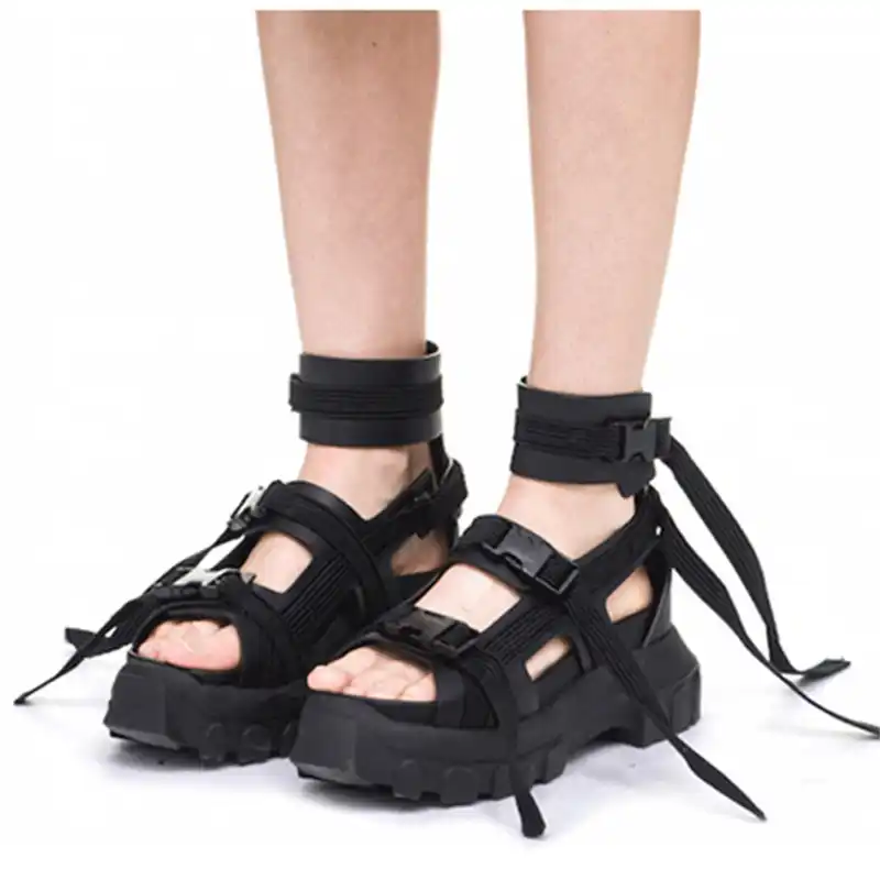 high top wedge sandals