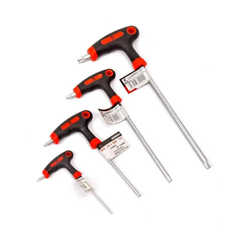 

T-Handle Grip Torx&Hex Allen Key Screwdriver Driver Tool T10/T15/T20/T25