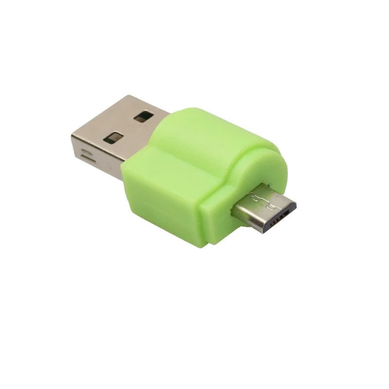 Hxsj USB адаптер Универсальный мини-ридер OTG карты Высокая скорость USB 2,0 TF устройство для чтения карт памяти USB адаптер