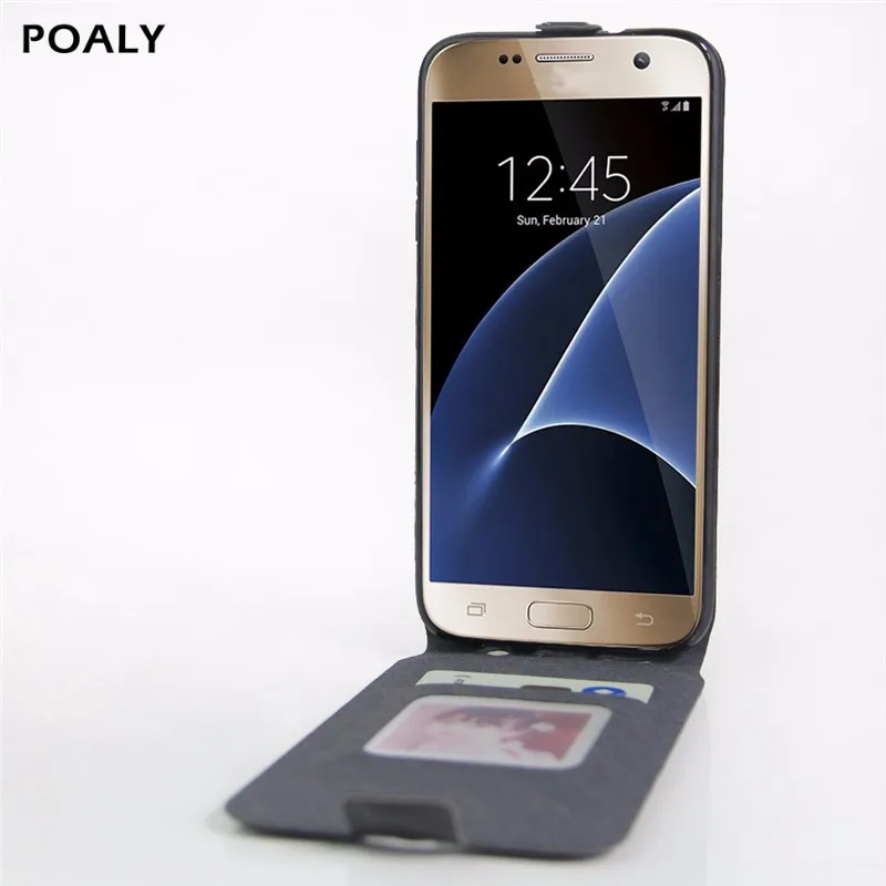 Роскошный чехол-бумажник из искусственной кожи для Samsung Galaxy S7 S 7 G930 G930F | Мобильные