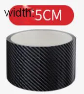 5D Car Stickers Protector Goods Carbon Fiber Rubber Door Sill For Volkswagen VW Polo sedan 6r 6n2 accessrioes 2018 2019 5CM x 3Meters