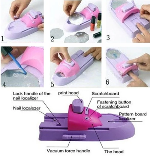 Горячая Распродажа Скидка DIY печати ногтей сверлильный станок штамповки инструмент ногтей печать принтер дизайн ногтей Дисплей+ пакет