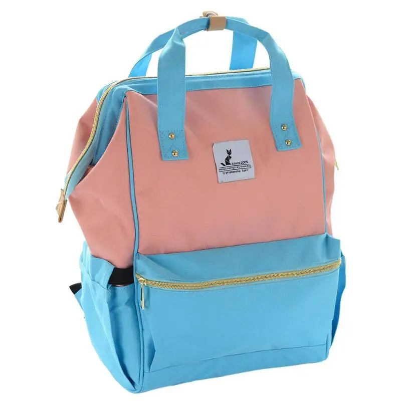 1 pcs Fashion Mummy Maternity Diaper Bag Color Waterproof Light-weight Backpack Backpack Designer Stroller Baby Bag 10 style - Цвет: Бежевый