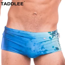 Taddlee брендовые купальники мужские плавки гей пенис мешок с низкой талией Разработанный Новые Купальники бразильские мужские плавки