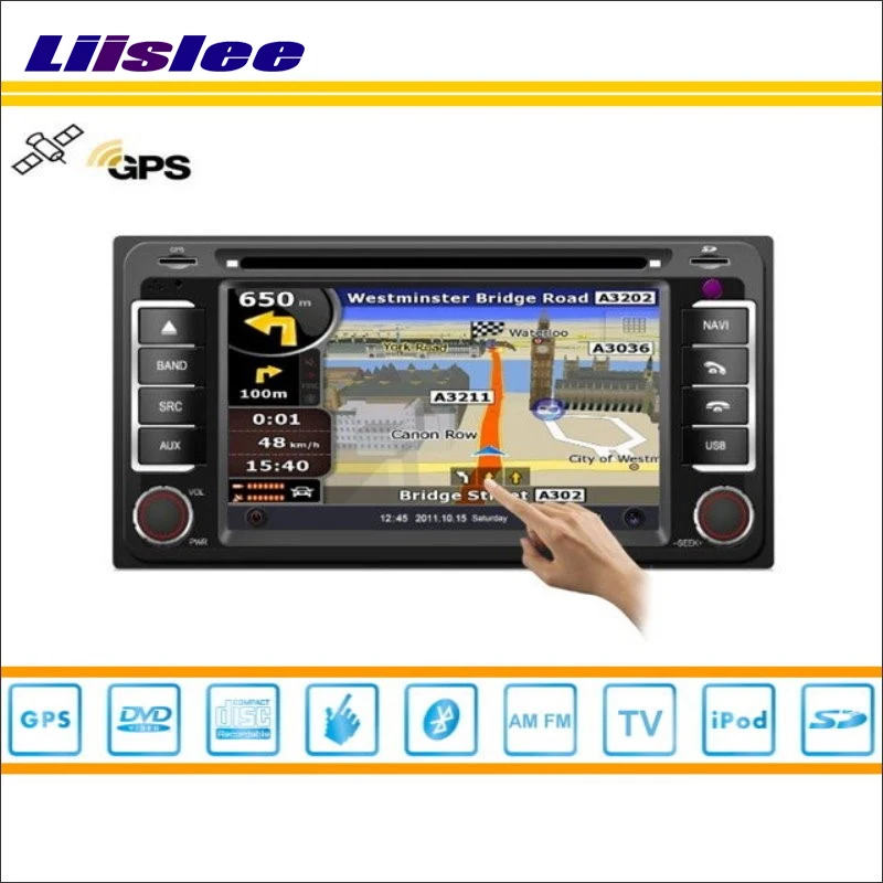 Top Liislee Car CD DVD Player GPS Nav Navi Map Navigation For Toyota Ipsum 2001~2009 Radio Audio Video Stereo S160 Multimedia System 2