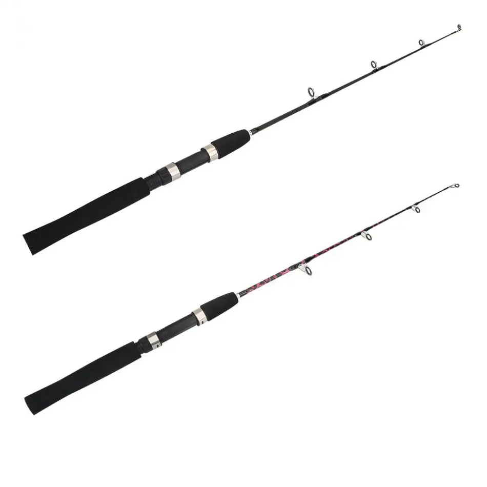 

80cm Portable Durable Telescopic 4 Section Fishing Rod Pole Foam Handle Boat/Raft Rod Tackle Accessory