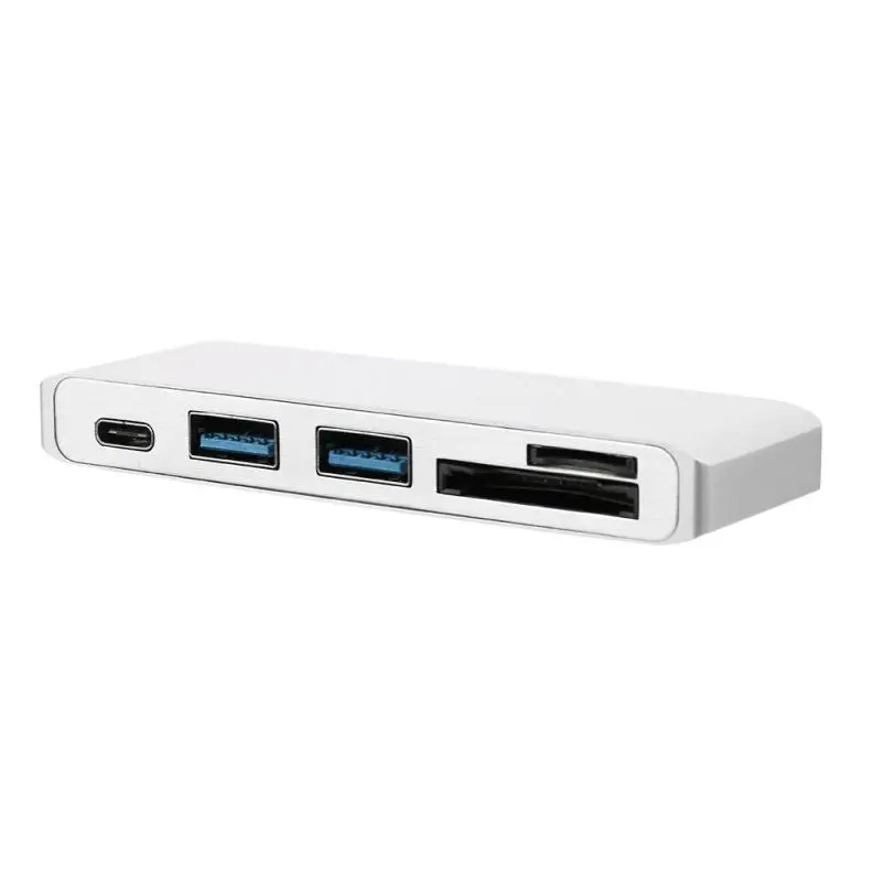 USB C концентратор Алюминиевый многопортовый адаптер HDMI выход для MacBook Google Chromebook аксессуары для компьютера l0719 #2