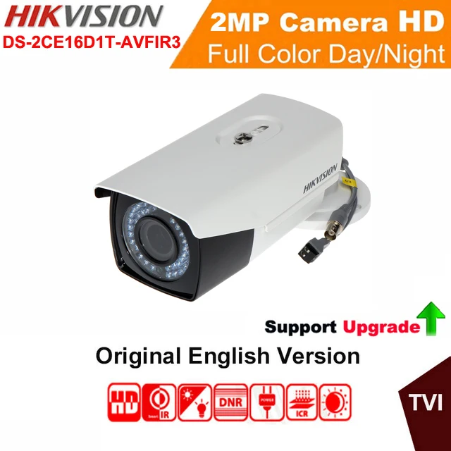 Hikvision ds-2ce16d1t-avfir3 HD Exir пуля Камера аналоговый Выход 2mp IP66 День/Ночь CCTV Камеры