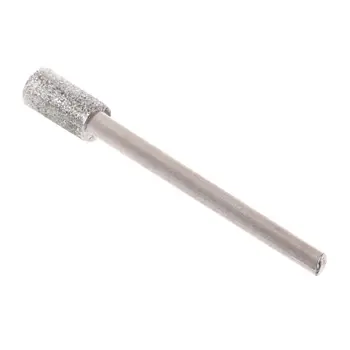 

New 5PCS Diamond Coated Cylindrical Burr 4mm Chainsaw Sharpener Stone File Chain Saw Sharpening Carving Grinding Tools qiang