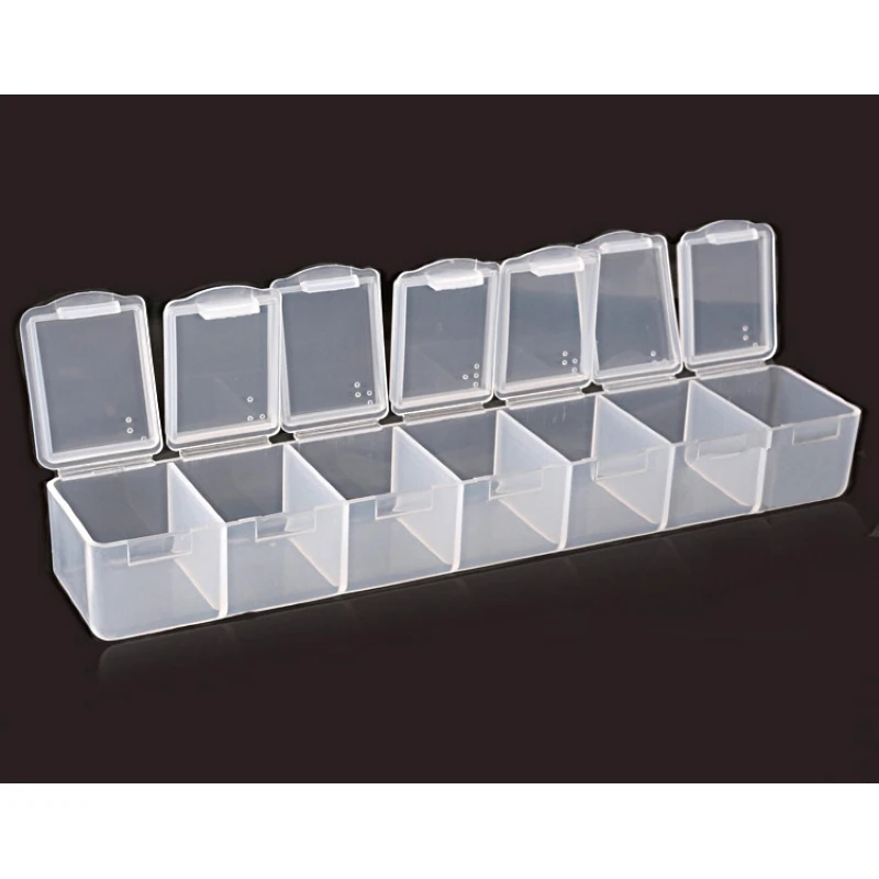 

5pcs Plastic Tool Box Screws IC Jewelry Beads Fishing Storage Box component box parts Organizer Part Container Case 166x32x24mm