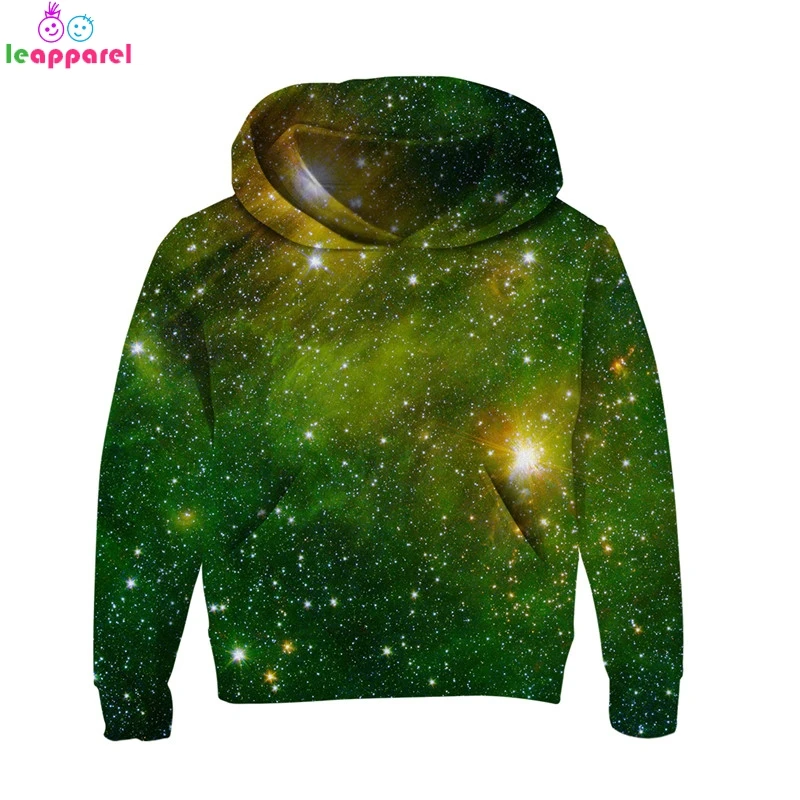 

Baby Girls Boys Hoodies Sweatshirts 2019 New Space Galaxy Print Long Sleeve Autumn Children Clothing Pullover Kids Hoody Tops
