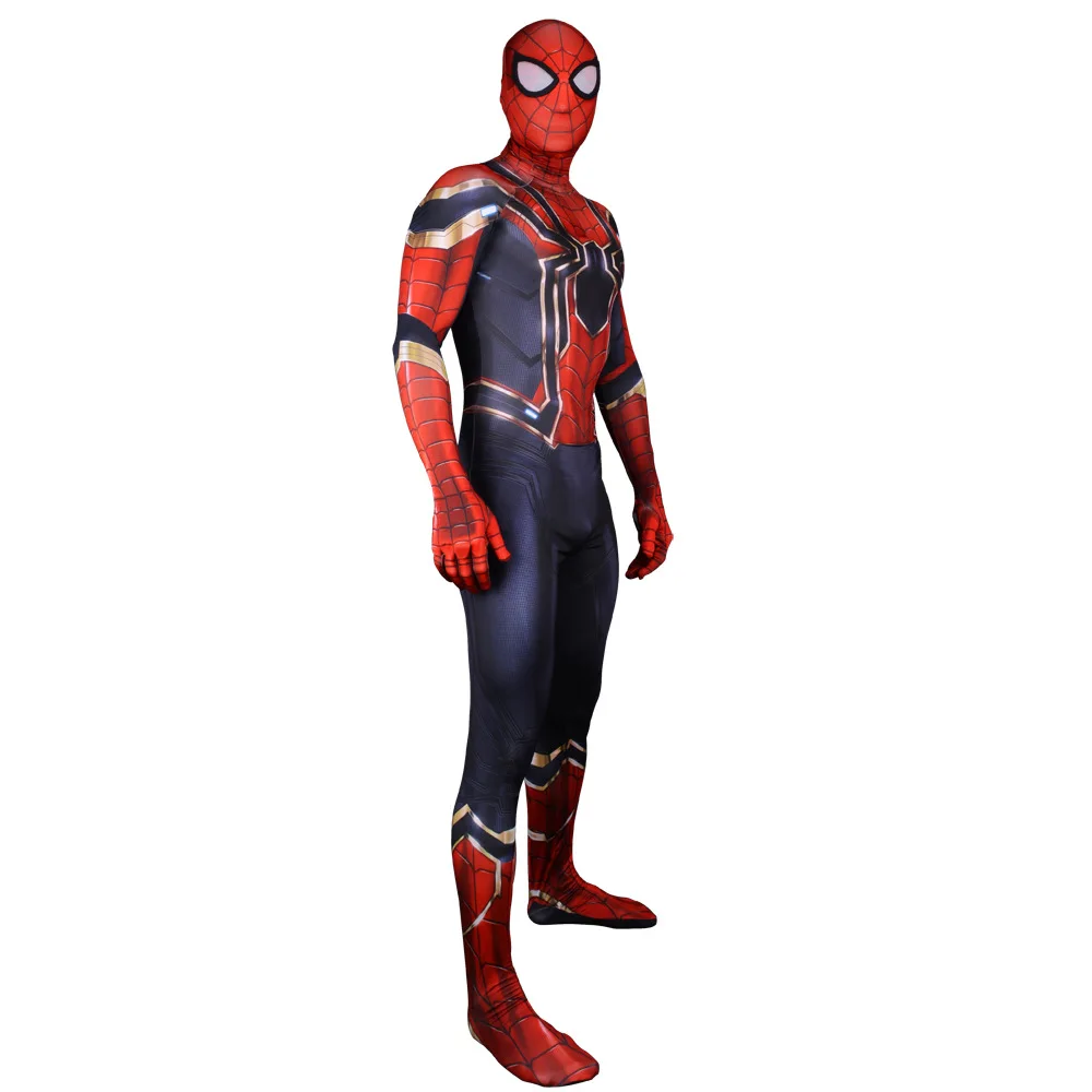 Новейшее железо паук версия 3 Косплей Костюм 3D принт Железный Человек-паук супергерой комбинезон Горячая Распродажа