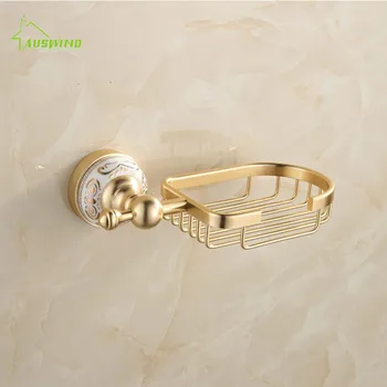 

Classic Polish Ceramic Brushed Soap Dish Holder Wall Mounted Soap Net/ Soap Holder/ Soap Case Luxury Bathroom Accessories